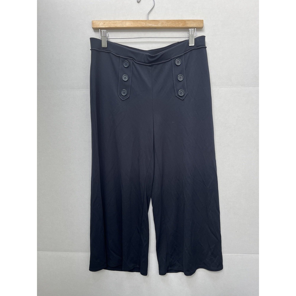 Max Studio‎ Woman Medium Blue  Wide Leg Pants casual